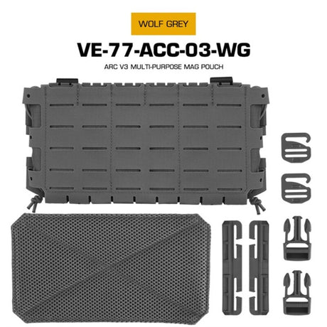 Tactical ARC V3 Molle Mag Pouch for M4/AR15, laser-cut, for hunting & airsoft. - V.I.P Digital Presence