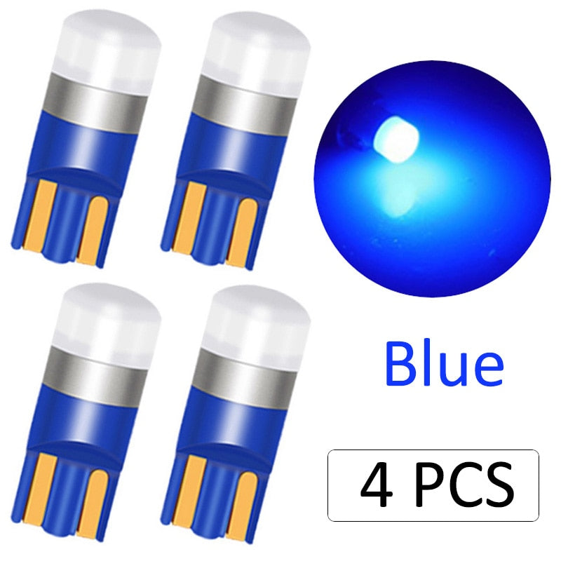 10PCS T10 W5W Led 3030 1SMD Wedge Bulb Auto Dome Reading Car Light Sidemarker Sidelight Parking Lights 194 168 Lamp Bulbs - V.I.P Digital Presence