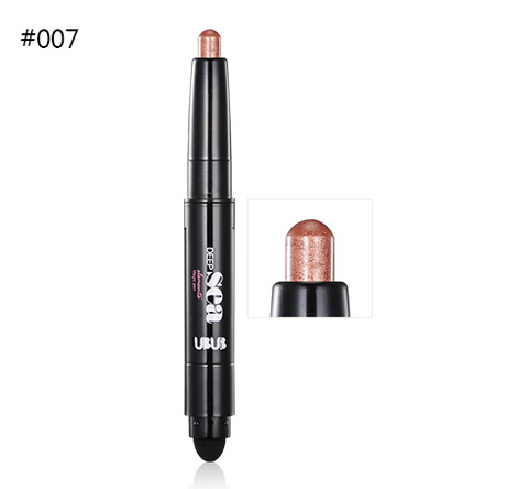 UBUB Eye Pencil Eyeshadow Silkworm Pen Velvet Shimmer Earth Double Color Eye Shadow Cream Glitter Makeup Palette Cosmetics - V.I.P Digital Presence