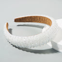 Hair Hoop Hand Woven Beaded Head Hoop Female Baroque Sponge Hair Bundle Korean Style Of The Net Red Face Wash Hair Accessories - V.I.P Digital Presence