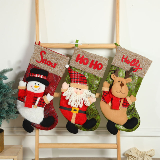 Christmas Socks, Christmas Gift Bag, Christmas Decoration Gift Bag, Christmas Elk Old Man Pendant Gift Bag - V.I.P Digital Presence