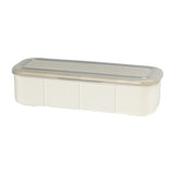 Japanese minimalist seasoning box, kitchen supplies, transparent multi grid with lid for household use - V.I.P Digital Presence
