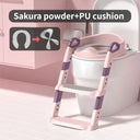 Stair Style Children's Toilet Boy and Girl Baby Toilet Folding Rack Step Stool Child Step Toilet Seat Ring Baby Potty Toilets - V.I.P Digital Presence