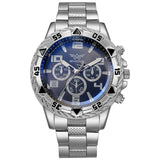 Men's casual sports men's watch steel strap quartz watch large dial - V.I.P Digital Presence