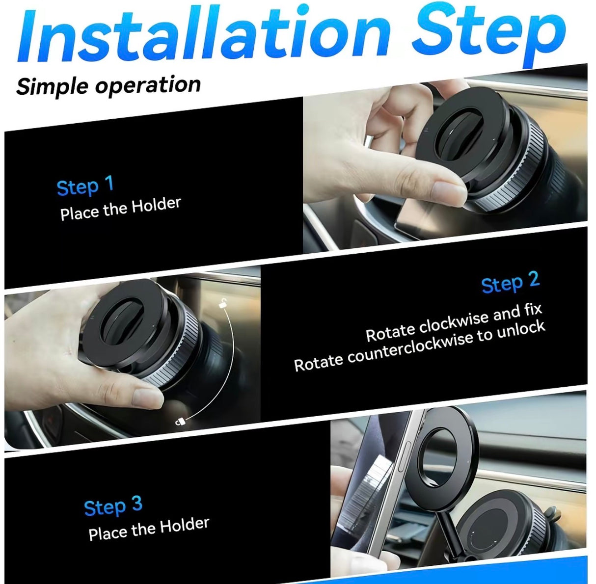 MagGrip Car Phone Holder