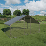 Metal chicken cage, three support steel wire impregnated mesh cage, Oxford cloth silver plated waterproof and UV resistant - V.I.P Digital Presence