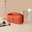 Portable premium canvas makeup bag, large capacity, washable, stylish storage for women - V.I.P Digital Presence
