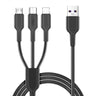 1.2-meter one to three 5A super fast charging data cable suitable for Huawei Honor, Xiaomi vivo Android charging cable - V.I.P Digital Presence