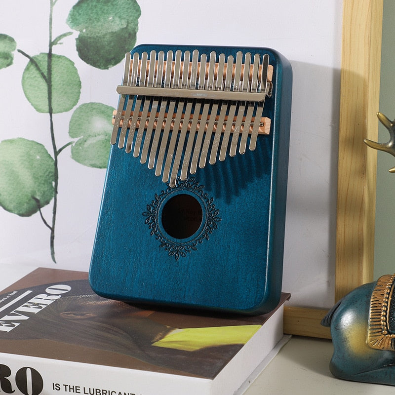 17 Keys Kalimba Thumb Piano High Quality Wood Mahogany Body Musical Instruments With Learning Book Tuning Hammer Kalimba Piano - V.I.P Digital Presence