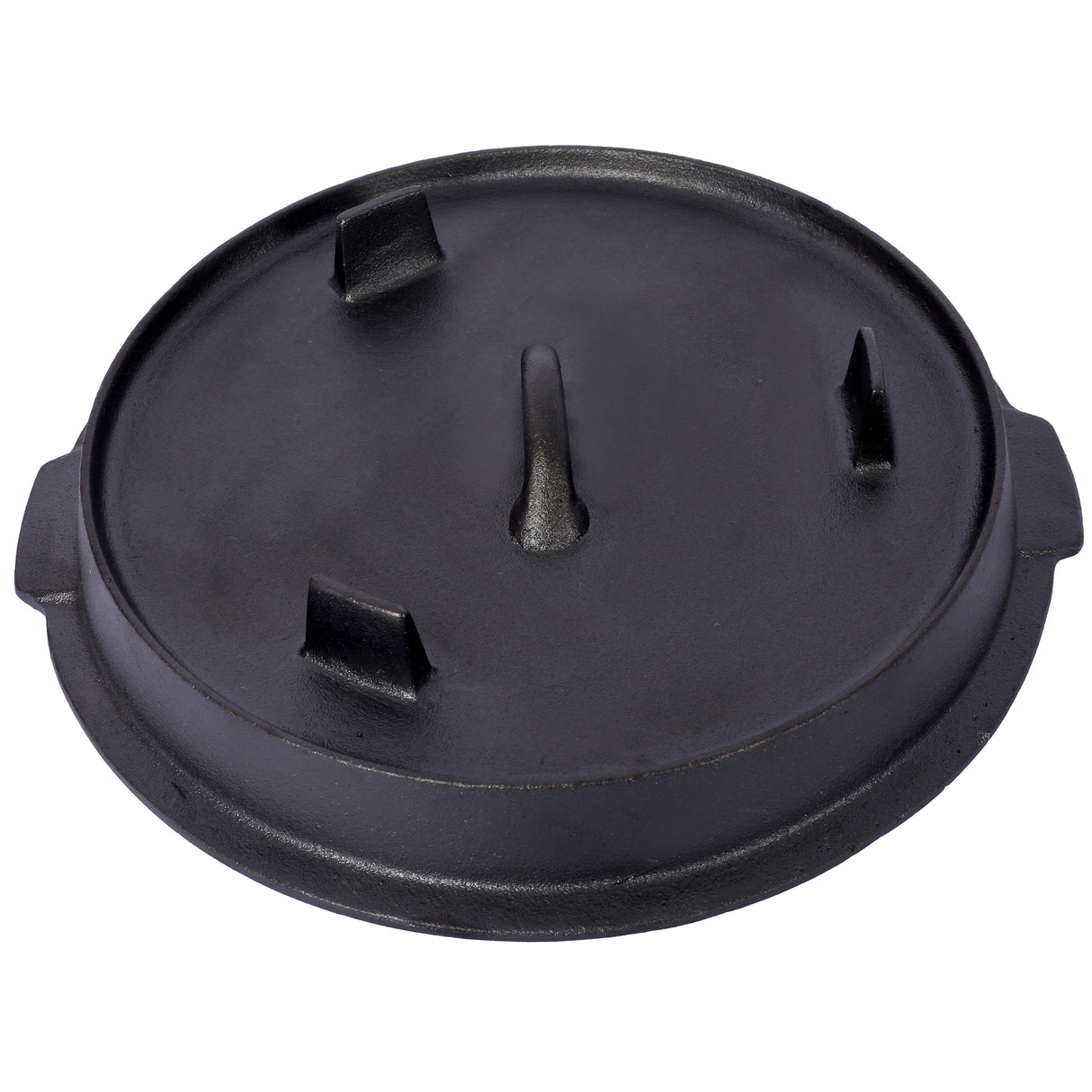 Cast iron Dutch oven with lid, outdoor camping deep pot, used for camping, cooking, barbecue and leg rest, 4.5 quarts - V.I.P Digital Presence