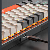 Customized mechanical keyboard TYPE-C wired green axis, red axis, tea axis, black axis - V.I.P Digital Presence