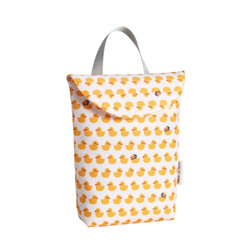 Bolsas de pañales multifuncionales para bebé, reutilizables, a la moda, impermeables, organizador de pañales, portátil, de gran capacidad, para momia