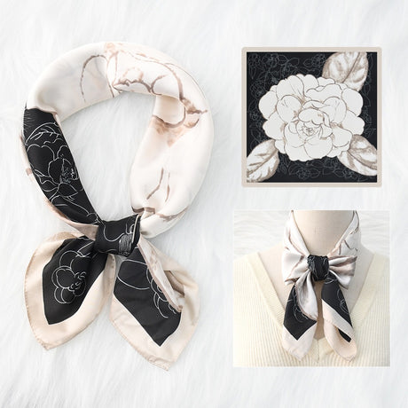 Silk Scarf Women's Sunscreen Beach Imitation Silk Versatile Silk Scarf Neckband - V.I.P Digital Presence