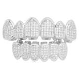 Hip hop braces with copper zircon micro inlaid with real gold Halloween teeth decoration exaggerated hiphopgrills - V.I.P Digital Presence