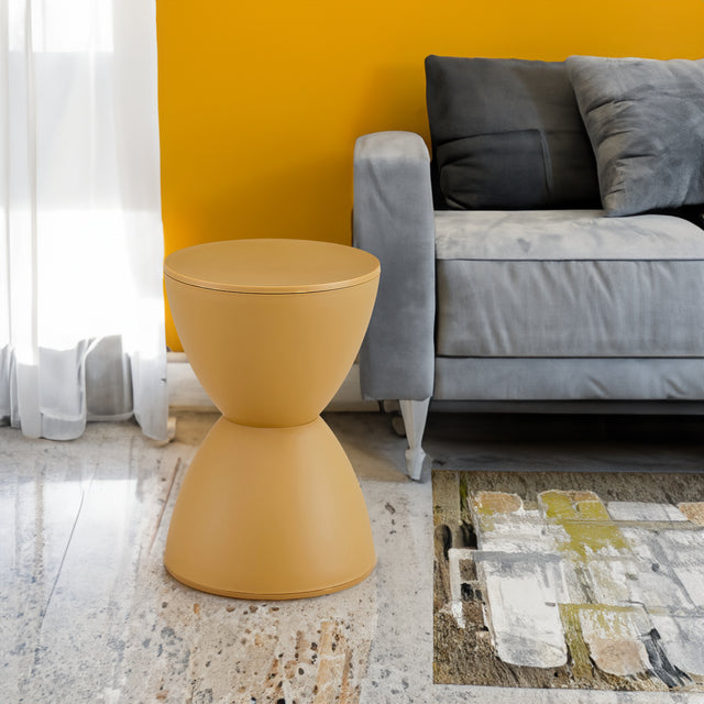 Price stool musturd plastic stylish yellow side table - V.I.P Digital Presence