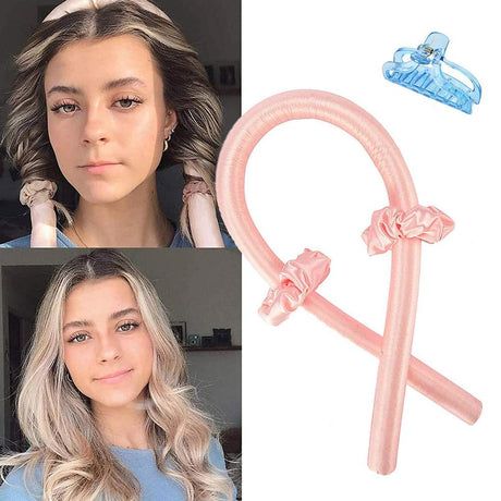 Heatless Curling Rod Headband No Heat Curls Ribbon Hair Rollers Sleeping Soft Headband Hair Curlers DIY Hair Styling Tools - V.I.P Digital Presence