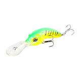 Cebo falso de lengua ancha, ABS Rock Mino, para buceo profundo, 10,4 cm, 14,5 g, con cuentas y tres anzuelos mejorados, con forma de gusano simulado.