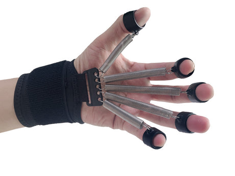 Stainless steel spring finger trainer exercise wrist tension equipment finger rehabilitation enhancer flexion and extension fing - V.I.P Digital Presence
