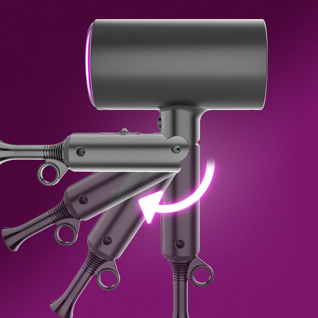 Regulations Hair Dryer Negative Ion Folding Portable High-Power Household Hair Dryer - V.I.P Digital Presence