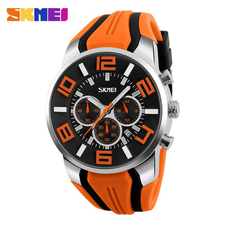 SKMEI 9128 Watches Men Luxury Brand Chronograph Men Sports Watches Waterproof Male Clock Quartz Men's Watch reloj hombre - V.I.P Digital Presence