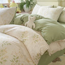 Double Gauze Four-Piece Set Jacquard Small Bamboo Cotton Three-Piece Set Student Dormitory INS Fresh Floral Bedding - V.I.P Digital Presence