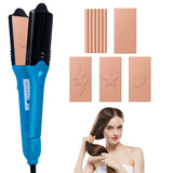 3D hair imprinting  3D Hair Press Iron Hair Straightener Electric Straightening Curling Imprinting 3D Hair Crimper - V.I.P Digital Presence