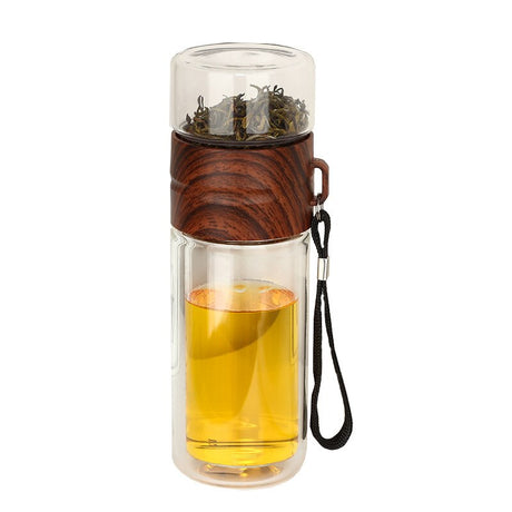JOUDOO Tea Infuser Filter Double Wall Glass Sport Water Tumbler Portable High-temperature Transparent Water Cup Office Cup 35 - V.I.P Digital Presence