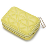 Portable Lipstick Case with Mirror Brand Design Genuine Leather Cosmetic Bag Pouch Ladies Cosmetics Organizer Pouch Box Wallet - V.I.P Digital Presence