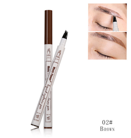 Music Flower Brand Makeup 3 Colors Fine Sketch Liquid Eyebrow Pen Waterproof Tattoo Super Durable Eye Brow - V.I.P Digital Presence