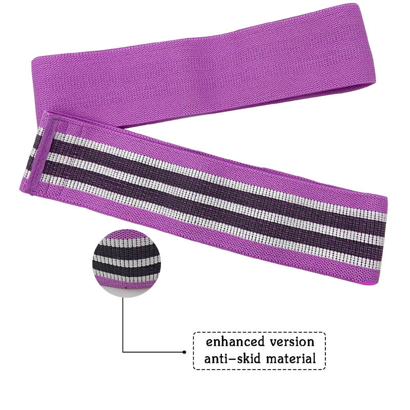 Body shaping squat hip circle yoga fitness tension belt resistance belt stretch belt - V.I.P Digital Presence