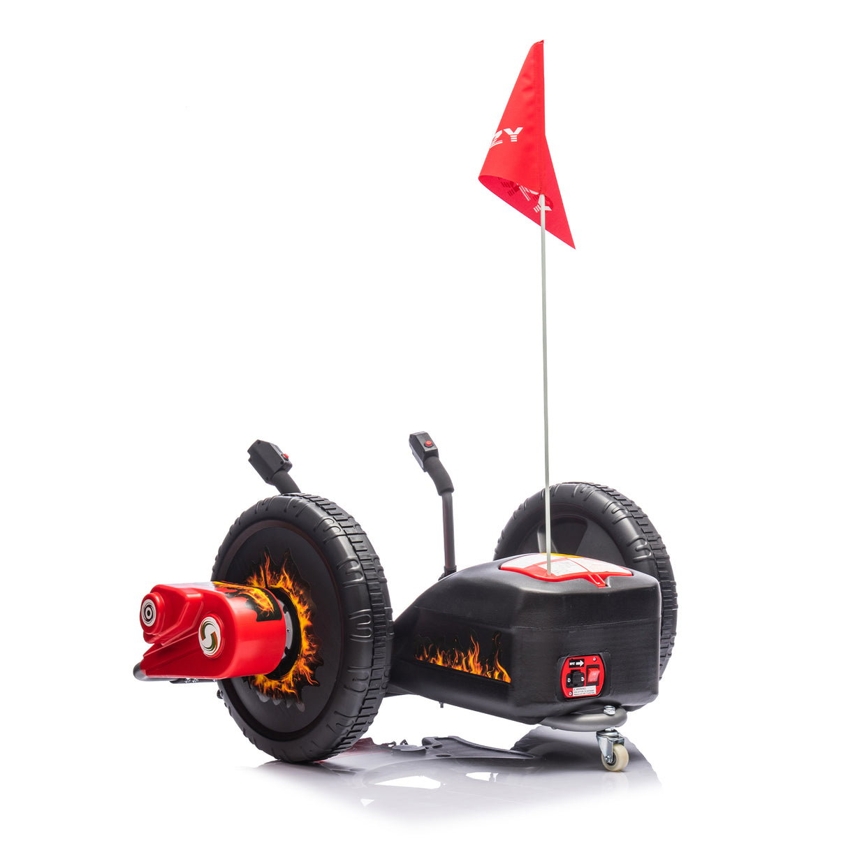 12V Kids Ride On Electric Toy,2WD,16'' exaggerated wheel,Dual handle control for 360 degree flexible steering and rotation - V.I.P Digital Presence