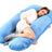 Multifunctional U shaped waist support side sleeping pillow for pregnant women pure cotton nursing pillow - V.I.P Digital Presence