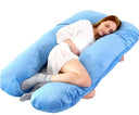 Multifunctional U shaped waist support side sleeping pillow for pregnant women pure cotton nursing pillow - V.I.P Digital Presence