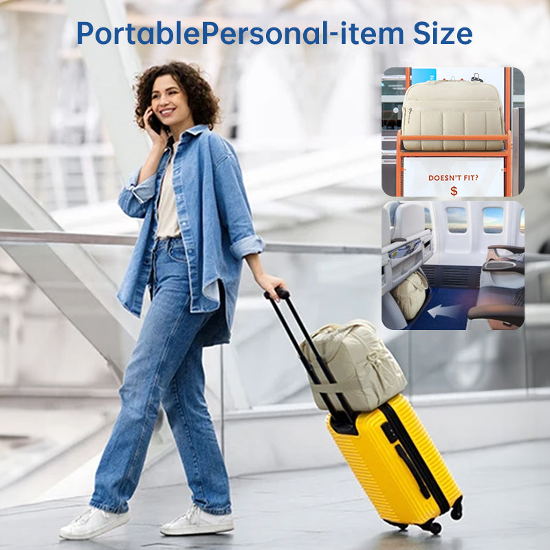 Large Capacity Carry-On Travel Duffel Bag for Women, with Shoulder Strap, Ideal for Weekend Overnight Trips and Sport Gym Use - V.I.P Digital Presence