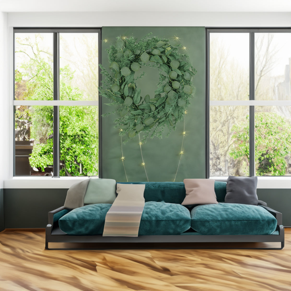 24.5" LEAVES WREATH - V.I.P Digital Presence