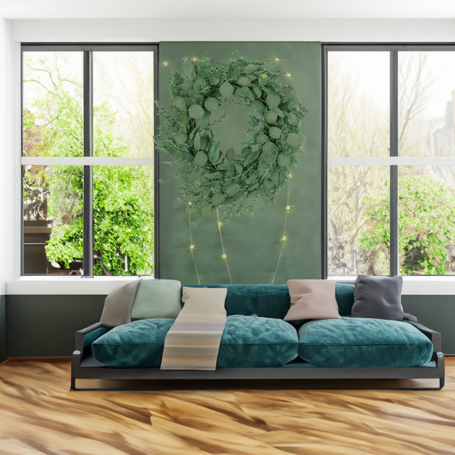 24.5" LEAVES WREATH - V.I.P Digital Presence