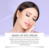 Crema reafirmante para ojos, suave, delicada, hidratante y suavizante para mejorar las líneas finas alrededor de los ojos.