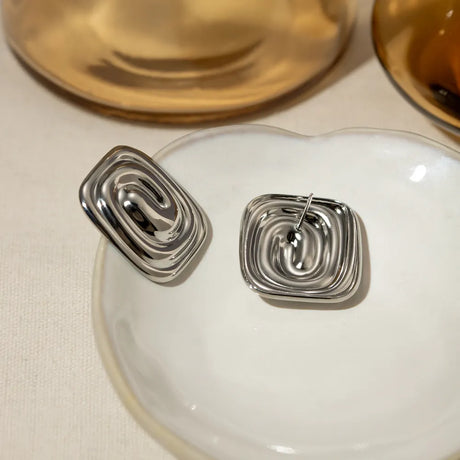 Stainless Steel Stud Earrings - V.I.P Digital Presence