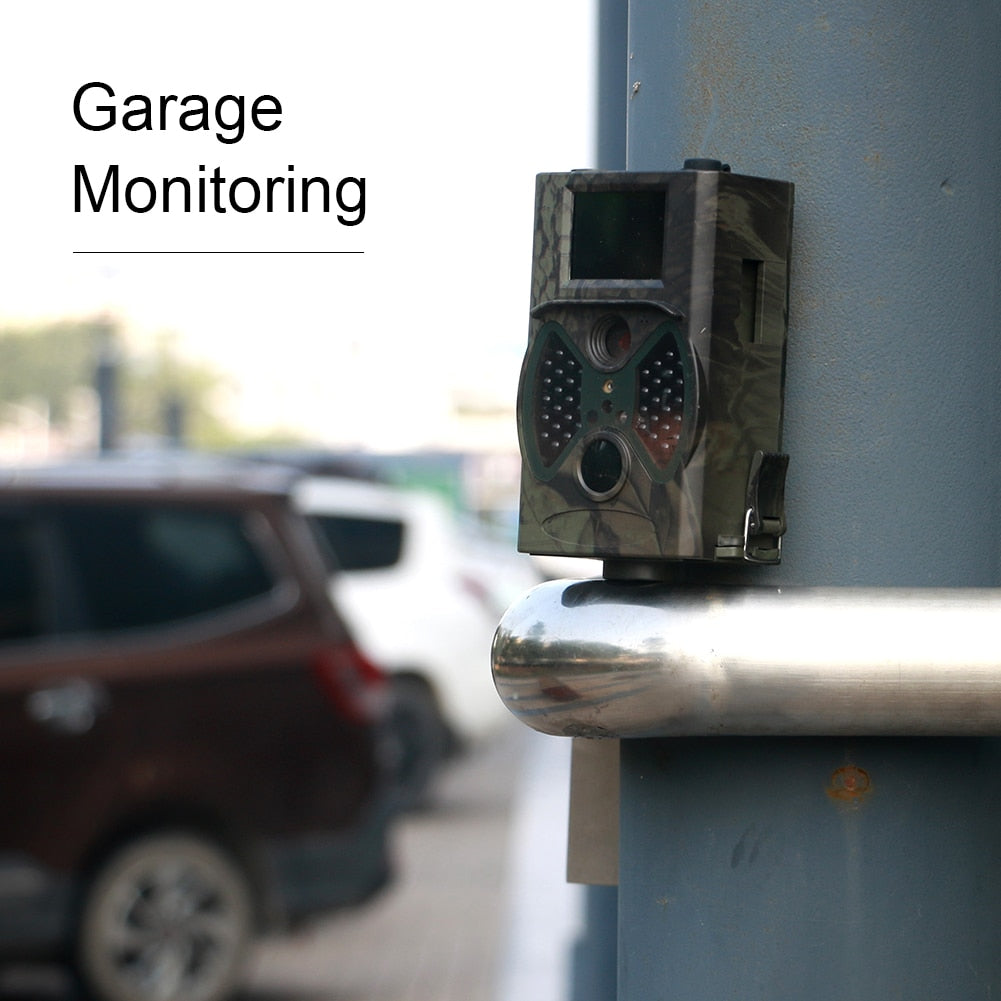 Cámara de caza HC300A para fauna silvestre, inalámbrica, con LED infrarrojo, visión nocturna y vigilancia.