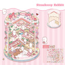 Landscape stickers large 3D stereoscopic scene collage miniature scene ledger stickers DIY stickers