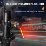 LED Bike Tail Light 6 Colors USB Charging Mountain Road Bike Light Portable Riding Equipment Running Water Light - V.I.P Digital Presence