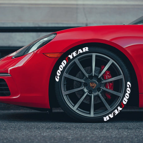 New Connected Car Tire Stickers, Tire Letter Stickers, English Letter 3D Stereoscopic Stickers - V.I.P Digital Presence