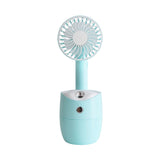 New Rotary Spray Fan USB Rechargeable Mini Humidifier Portable Silent Shaking Head Fan - V.I.P Digital Presence