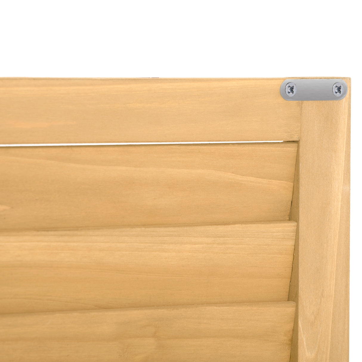 Wooden Garden Shed 3-tier Patio Storage Cabinet Outdoor Organizer Wooden Lockers with  Wood (Natural Wood Color -Shutter Design) - V.I.P Digital Presence