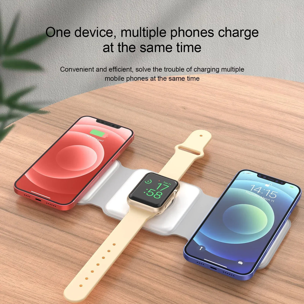3-in-1 Magnetic Multi-function Charger Folding Wireless Charger for Xiaomi  Apple Phone Headset Watch Airpods Charger - V.I.P Digital Presence