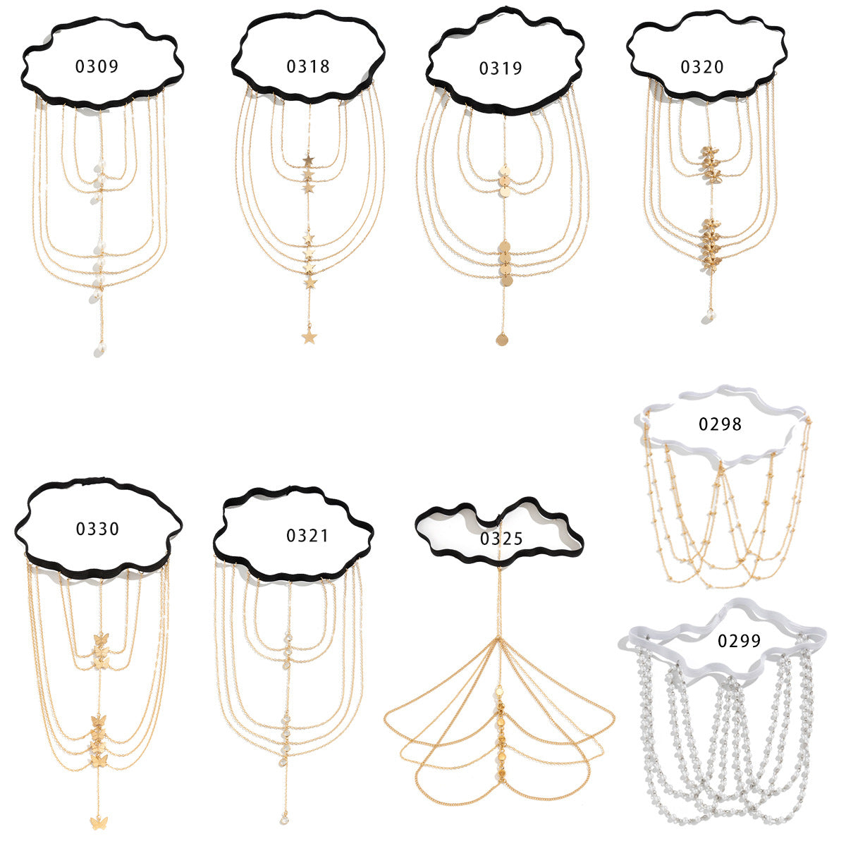 Pure desire butterfly tassel leg chain female sweet cool multi-layer chain star shaped leg ring sexy thigh chain - V.I.P Digital Presence