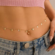 Tassel Butterfly Pendant Double layer Waist Chain for Women's Sexy Street Photography Single circle Metal Body Chain - V.I.P Digital Presence