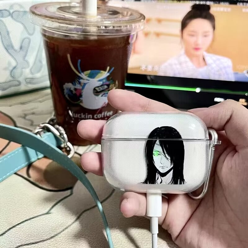 Ataque a los Titanes Eren adulto adecuado para airpodspro2 funda protectora Apple 3 conjunto de auriculares Bluetooth animación