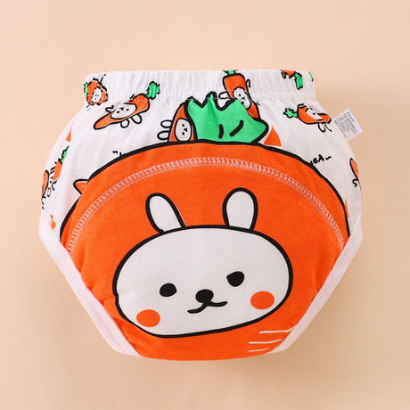Learning pants, baby rings, diapers, cartoon prints, baby girls and boys training pants, cotton absorbent - V.I.P Digital Presence
