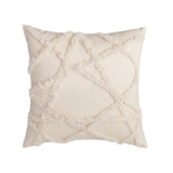 Tassels Cushion Cover 45x45cm Beige White Pillow Covers Decorative Pillow Case Square Home Boho Decor Macrame Pillowcase - V.I.P Digital Presence